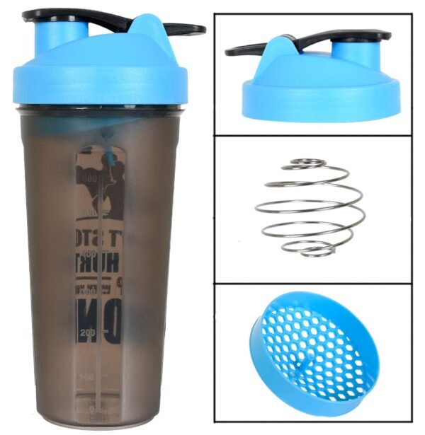 across protein gym shaker, 900ml, blue 6