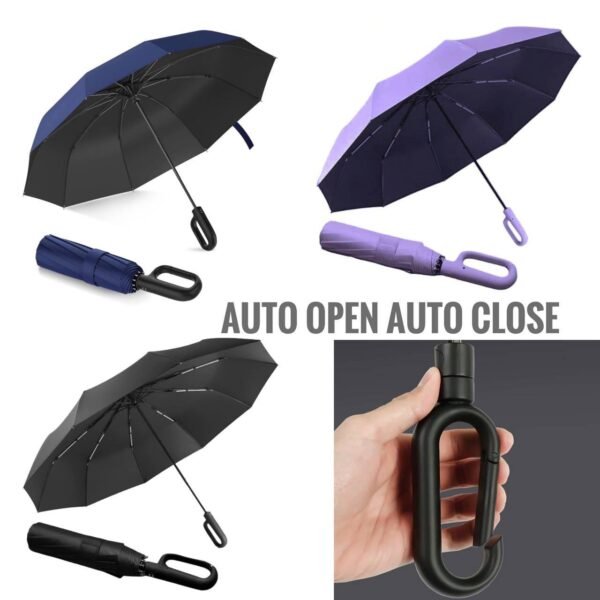 Ring Handle Umbrella with Auto Open and Close