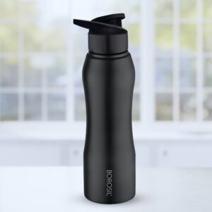 Borosil Hydra Grip-N-Sip 750ml Steel Water Bottle