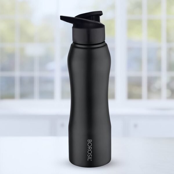 Borosil Hydra Grip-N-Sip 750ml Steel Water Bottle